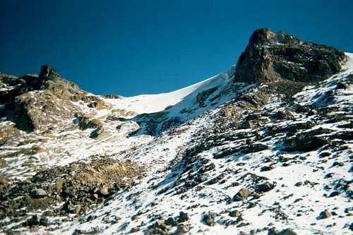 The Ayoloco Glacier seen from...