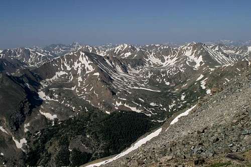 Sawatch Range from Massive Ridge