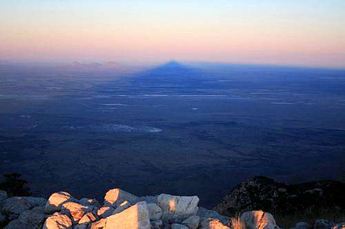 The Shadow of Guadalupe Peak