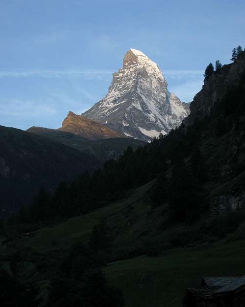 Matterhorn in morning sun