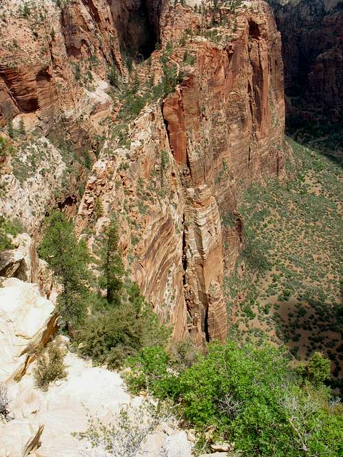 Angels Landing chain route
