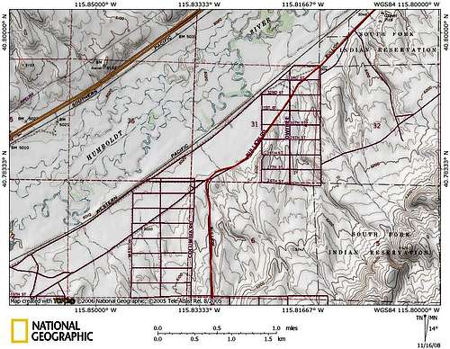 Dixie Flats/northern Piñon Range access route (2/9)