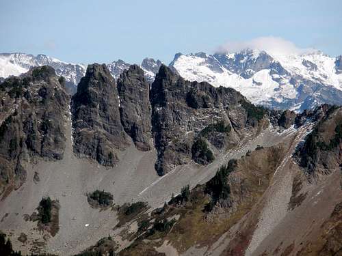 Four Brothers and Mt Daniel