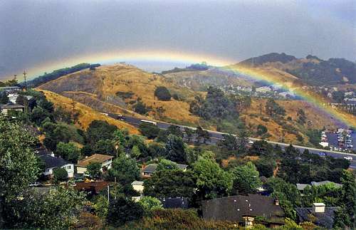 Rainbow over Hwy. 101