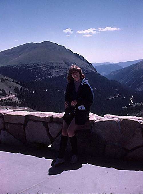 1975 - Yours Truly at Alpine Visitors Center