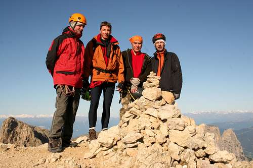 Boys on the summit