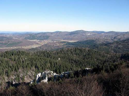 View from Bitoraj summit
