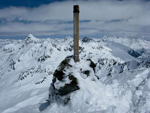 Summit of Scalettahorn 3068m