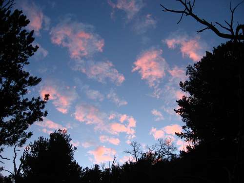 Pink Clouds on Borah