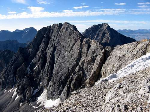 Peaks in Lost River Range