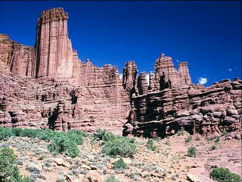 The magnificent Fisher Towers...