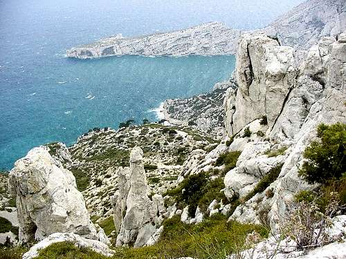 Calanques - view from hike...
