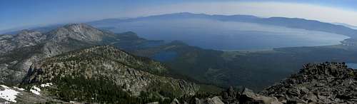 Panorama From the Top of Tallac