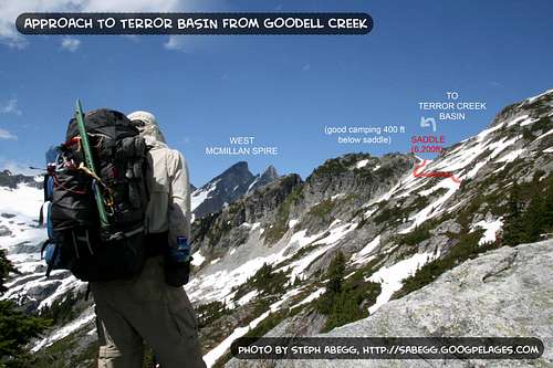Approach into the Southern Pickets: Goodell Creek to Terror Basin