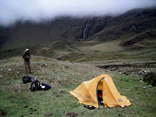 Campsite Before Yanama Pass