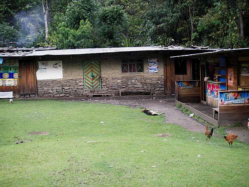One of the Many Stores On the Salkantay Portion of the Trail