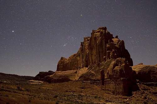 Orion over Arches National Park