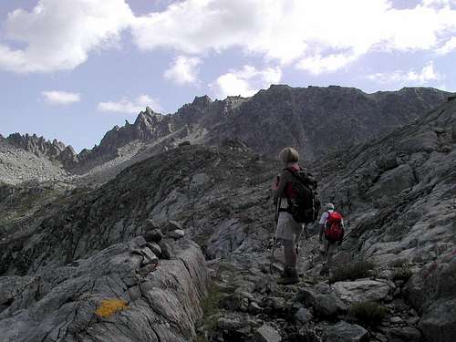 During the ascent to  Pietra Rossa lake <i>2559m</i>
