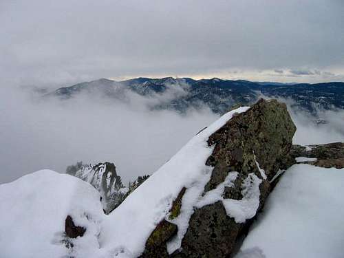 South Boulder Peak's summit...