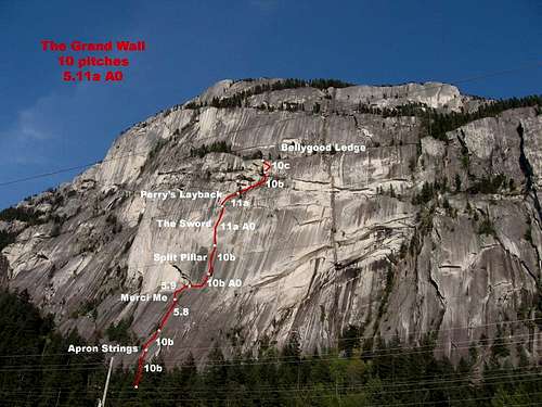 The Grand Wall, the Chief (Squamish, BC)