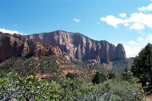 View of Shuntavi Butte, Zion...