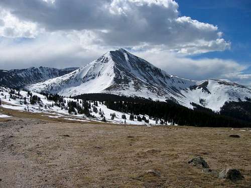 Mount Guyot seen from the...