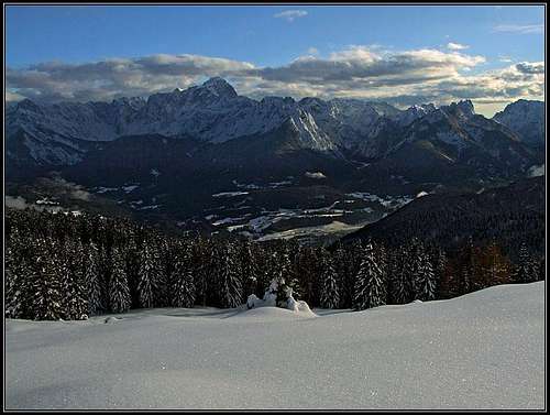 The view from Gorjane / Goriane / Goeriacher Berg