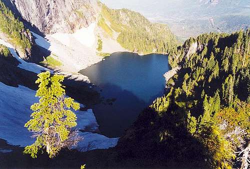 Lake Serene (2,251 ft) from...