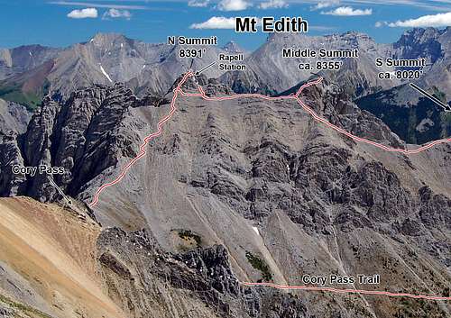 Mt Edith Summit Traverse