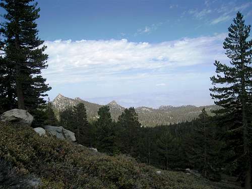 A view of Cornel Peak