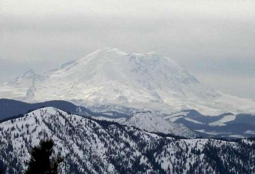 Mount Rainier to the South on...