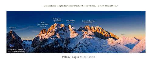 Monte Coglians / Hohe Warte Group