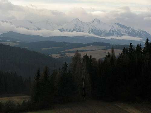 Tatras above Niedzica