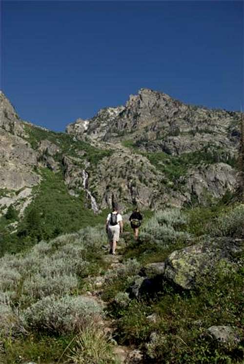 A few minutes above the Jenny Lake