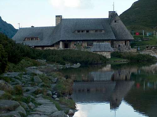 The mountain hut of the <a herf=