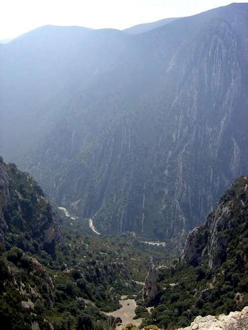 The canyon of Gorgas Negras...