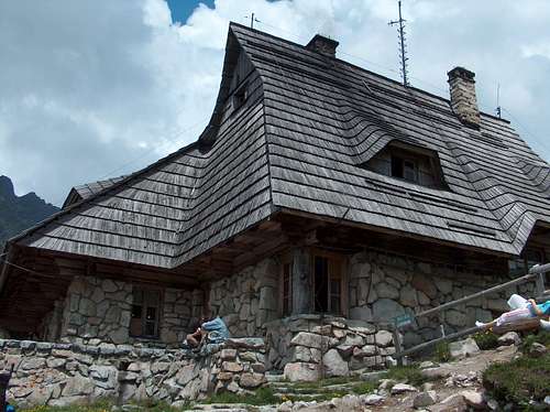 The mountain hut of the <a herf=