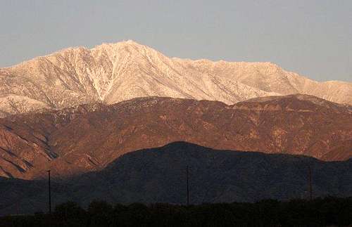 Snow on Keller Peak