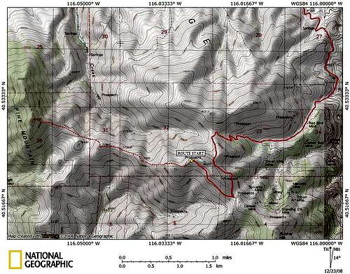 Pine Mountain access route (3/3)