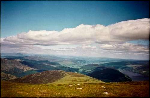 Looking over Tay Forrest Park from Meall Greigh