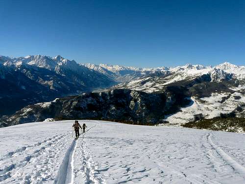 Ski-mountaineering on Monte Zerbion