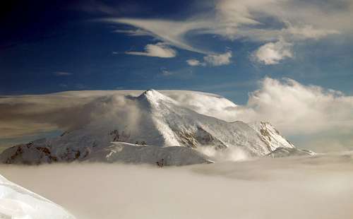Mt Foraker and Clouds