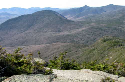 looking at Owl's Head from Mt. Garfield