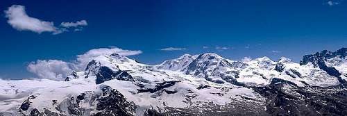 Monte Rosa and Lyskamm