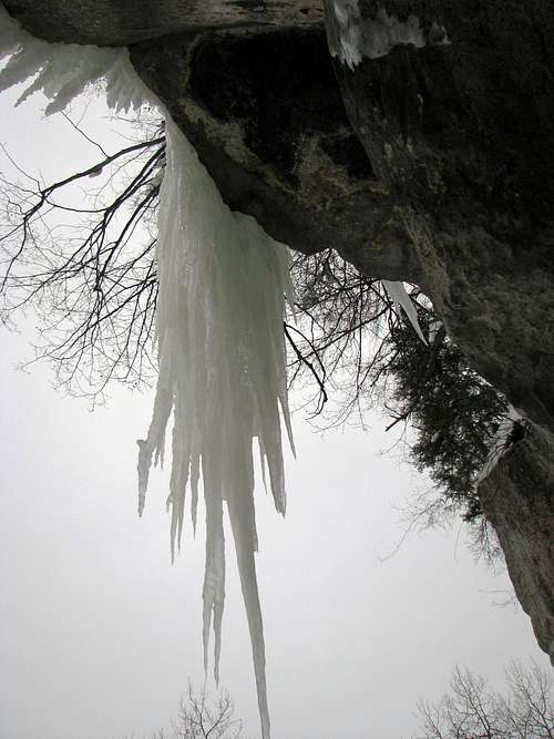 an icicle