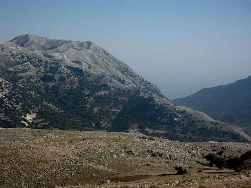 Psili Korfi western slope