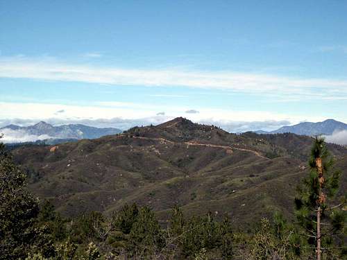 Three Peaks of the Santa Lucia Mountains.