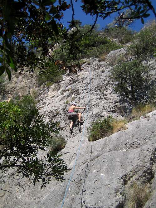 Great climbing at Sardinia
