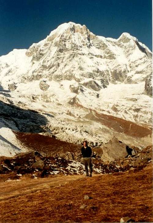 Annapurna south from Base Camp.