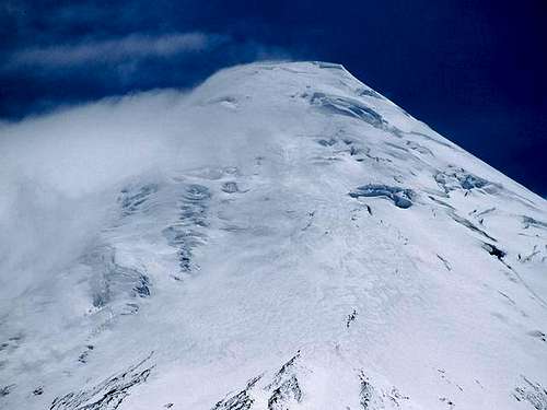 The top of Volcán Osorno seen...